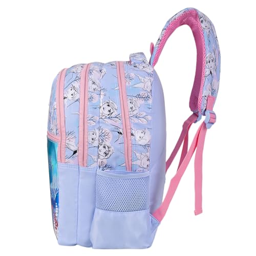 Disney Frozen 16 Inch School Bag for Kids Backpack with Multiple Compartments Travel & School Bag