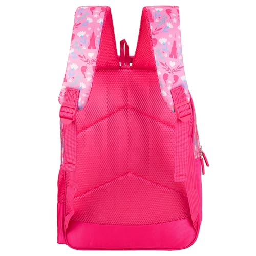 Disney Princess Pink School Bag 16 Inches Lightweight Backpack for Girls