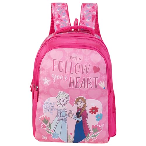 Disney Princess Pink School Bag 18 Inches Lightweight Backpack for Girls
