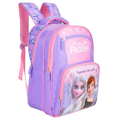 Frozen Princess School Bag for Kids 14 Inch Girls Backpack with Spacious Compartments
