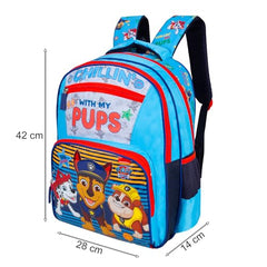 Paw Patrol 16 Inch School Bag Ergonomic Design, Ideal for Boys & Girls