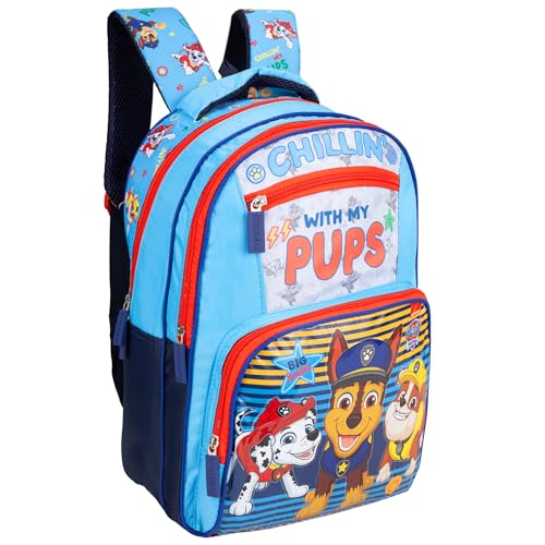 Paw Patrol 16 Inch School Bag Ergonomic Design, Ideal for Boys & Girls