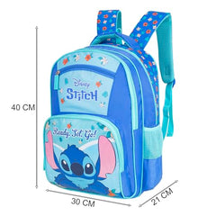 Stitch Backpack 14 Inch School Bag with Multiple Compartments, Boys & Girls
