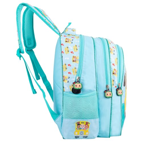 CoComelon Musical LED Backpack 14-inch Lights & Nursery Rhyme Sound Bag for Boys & Girls