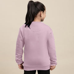 Kidsville Spongebob Squarepants Printed Relaxed Fit Sweatshirt for Girls Pink