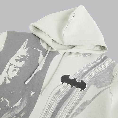 Free Authority Batman Printed Grey Hoodie for Men