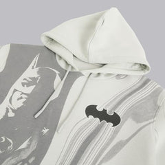 Free Authority Batman Printed Grey Hoodie for Men