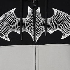 Free Authority Batman Printed Regular Fit Hoodie for Men Multicolour