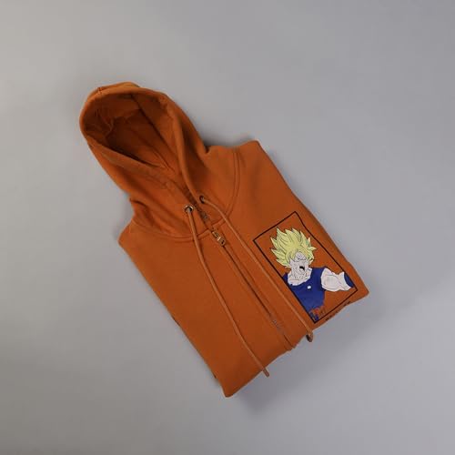 Free Authority Dragon Ball Z Printed Regular Fit Hoodie for Men