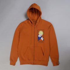 Free Authority Dragon Ball Z Printed Regular Fit Hoodie for Men