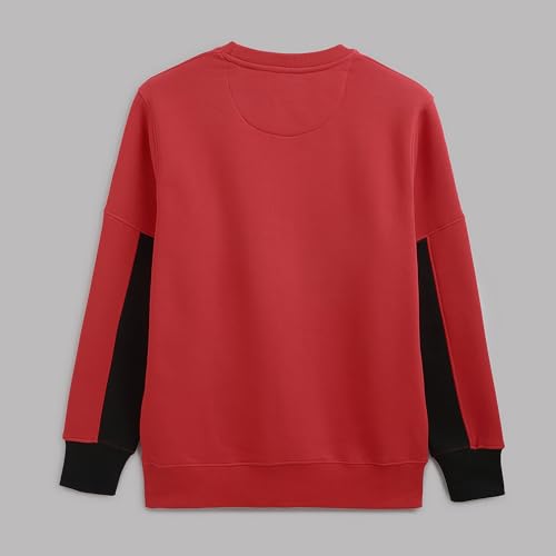 Free Authority Deadpool Printed Regular Fit Sweatshirt for Men Red