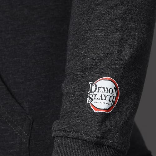 Free Authority Demon Slayer Printed Regular Fit Hoodie for Men