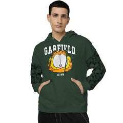 Free Authority Garfield Printed Oversized Hoodie for Men