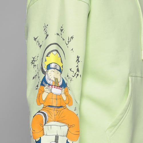 Free Authority Naruto Printed Oversize Hoodie for Men