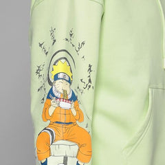 Free Authority Naruto Printed Oversize Hoodie for Men