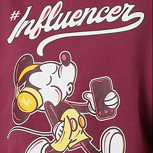 Free Authority Mickey & Friends Printed Regular Fit Jogger for Women