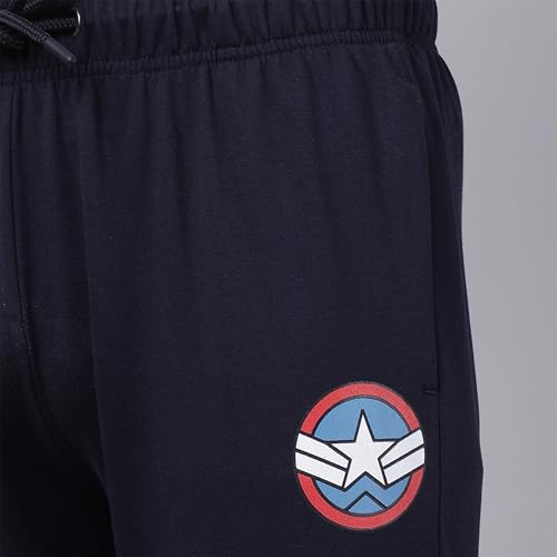 Free Authority Men's Regular Track Pants (8905030870208_Navy Blue