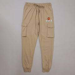 Free Authority Official Dragon Ball Z Printed Regular Fit Jogger for Men Beige