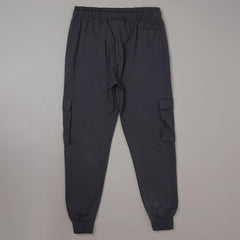 Free Authority Official The Batman Printed Regular Fit Jogger for Men Charcoal