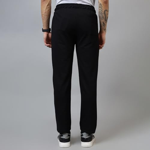 Free Authority Official Demon Slayer Printed Regular Fit Jogger for Men Black