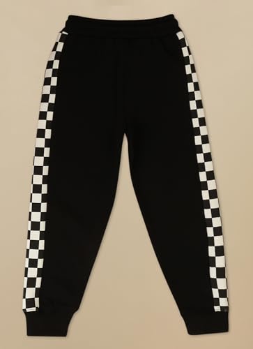 Kidsville Official Sonic Graphic Printed Regular Fit Black Jogger for Boys - Goyalsons ShopMax