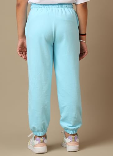 Kidsville Official Frozen: Elsa Graphic Printed Regular Fit Blue Jogger for Girls - Goyalsons ShopMax