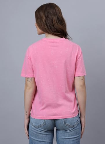Free Authority Official Peanuts Graphic Printed Pure Cotton Regular Fit Tshirt for Women