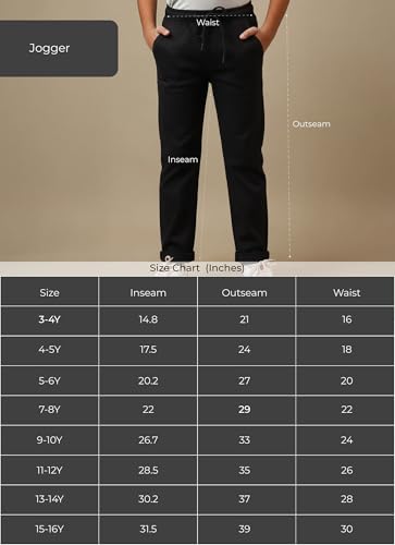 Kidsville Official DC Comics Forever Batman Boy's Graphic Metallic Printed Cargo Pocket Regular Fit Mid West Cotton Black Joggers