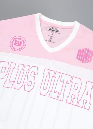 Free Authority Official My Hero Academia Plus Ultra Graphic Printed Pure Cotton Oversized Tshirt for Women