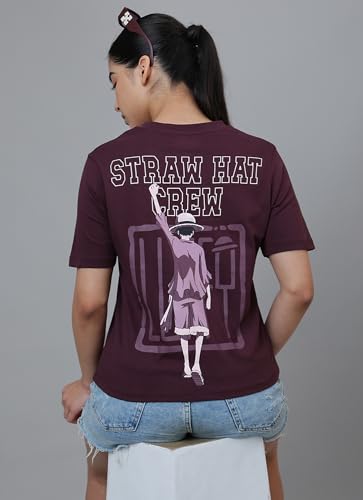Free Authority Official One Piece Graphic Printed Pure Cotton Regular Fit Tshirt for Women