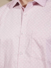 Crimsoune Club Men's Pink Printed Shirt