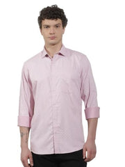 Crimsoune Club Men's Pink Printed Shirt