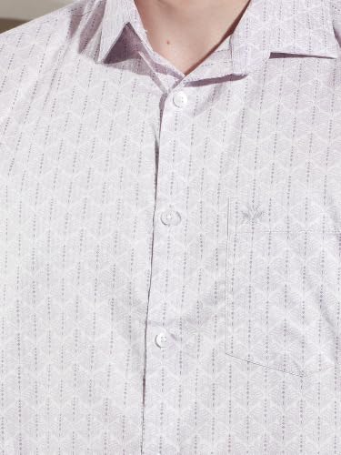 Crimsoune Club Men's Classic Purple Printed Shirt