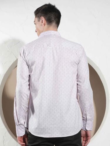 Crimsoune Club Men's Classic Purple Printed Shirt