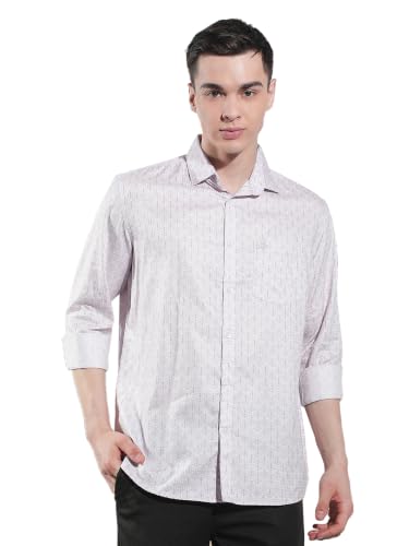 Crimsoune Club Men's Classic Purple Printed Shirt