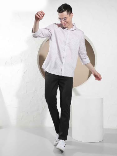 Crimsoune Club Men's Classic Purple Printed Shirt