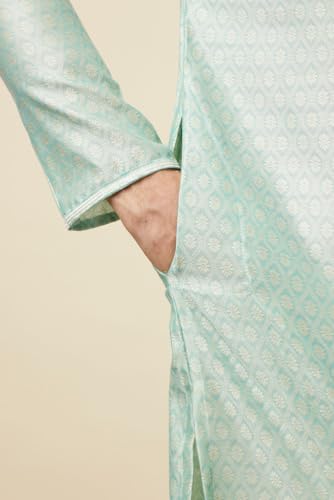 Manyavar Men's Silk Blend Other Kurta Pyjama