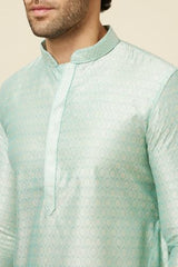 Manyavar Men's Silk Blend Other Kurta Pyjama