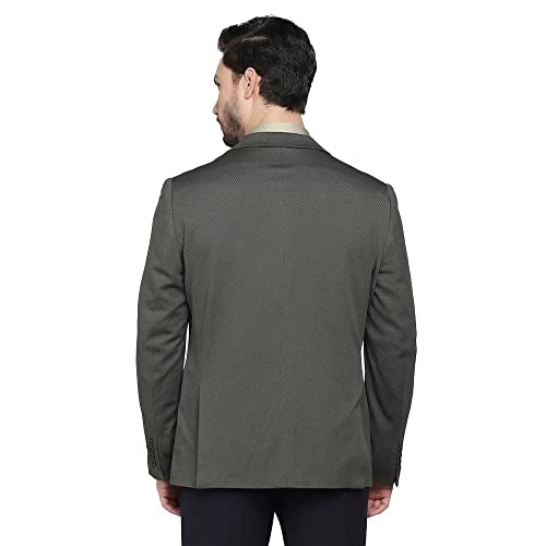 Blackberrys men's slim olive blazer jacket, winterwear for men, size 44, stylish men's blazer for winter fashion.