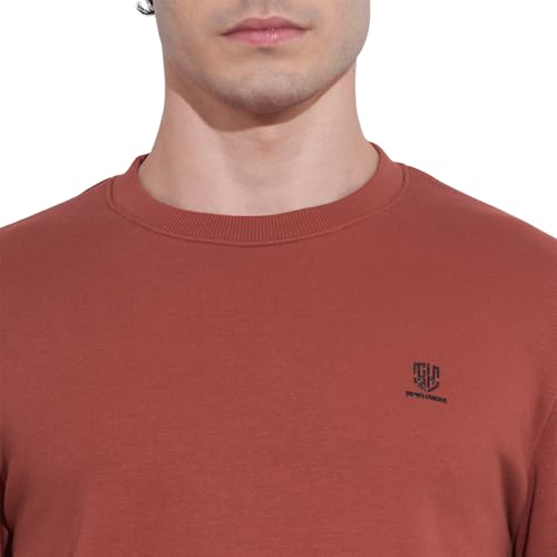 Being Human Men's Red Crew Neck Sweatshirt (Red - 2XL)