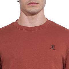 Being Human Men's Red Crew Neck Sweatshirt (Red - 2XL)