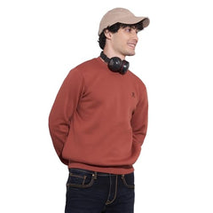 Being Human Men's Red Crew Neck Sweatshirt (Red - 2XL)