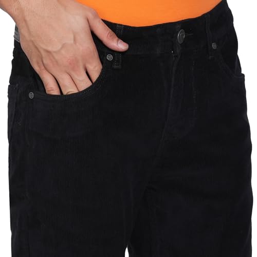 Being Human Black Straight Fit Denims for Men Clothing