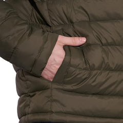 Being Human Men's Olive High-Neck Puffer Jacket(Olive-3XL)