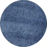 MUFTI Men Straight-Leg Jeans | Mid Rise Clean Solid Design with Five-Pocket Style & Medium Fade | Durable Cotton Blend Fabric for Casual & Smart Casual Wear| Mid Blue 32