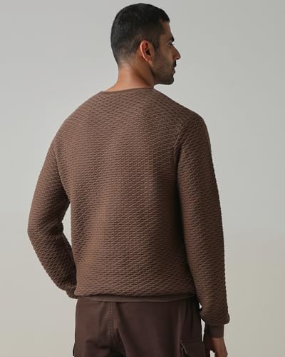 MUFTI Men Polo T-Shirt | Slim Fit Vertical Striped Design with Polo Collar & Partial Button Placket | 100% Cotton Jacquard Fabric for Smart Casual & Weekend Wear| White