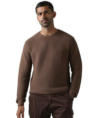 MUFTI Men Polo T-Shirt | Slim Fit Vertical Striped Design with Polo Collar & Partial Button Placket | 100% Cotton Jacquard Fabric for Smart Casual & Weekend Wear| White