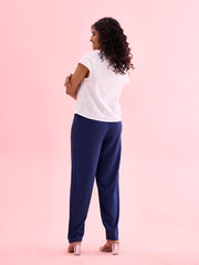 Go Colors_Women_Casual Pants_Navy_M