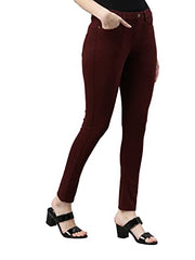 Go Colors_Women_Super Stretch Jegging_Maroon_M