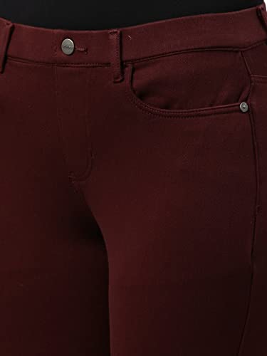 Go Colors_Women_Super Stretch Jegging_Maroon_M